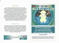 Theaterprojekt 2016 - Kunterbunt - Durch Raum und Zeit