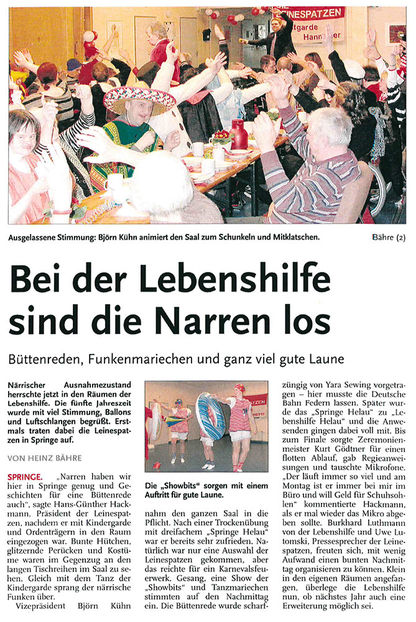 Lebenshilfe will Werkstatt eröffnen - NP Artikel vom 04.04.2014
