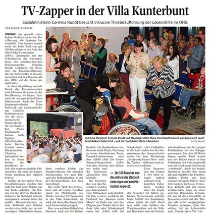 TV-Zapper in der Villa Kunterbunt - NDZ Artikel vom 20.06.2017